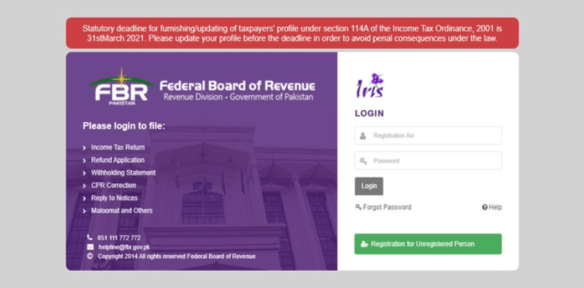 income tax online return